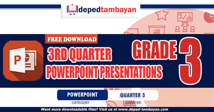 powerpoint presentation grade 3 3rd quarter